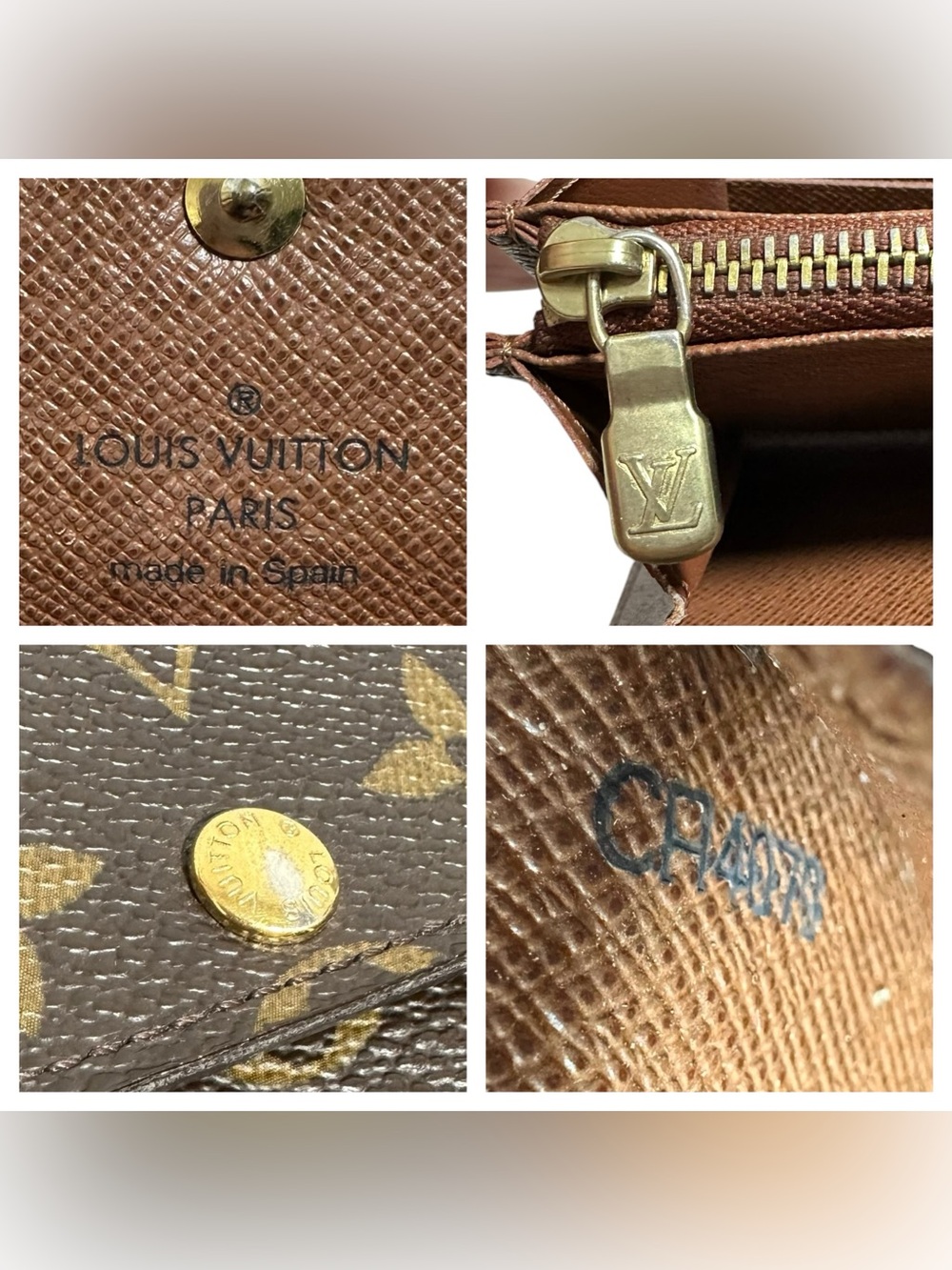 Louis Vuitton Monogram Leather Sarah Wallet on Chain - Picture 9 of 14